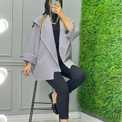 مانتو کتی نوار دوزی شده کد 2632