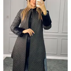 کاپشن آمبر ی آستین خز کد2602