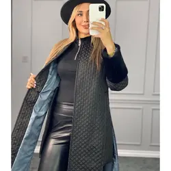 کاپشن آمبر ی آستین خز کد2602