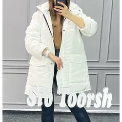 کاپشن پشم شیشه دار و کلاهدار کد2591