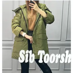 کاپشن پشم شیشه دار و کلاهدار کد2591