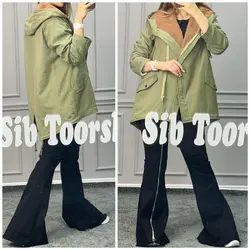 کاپشن کتون داخل خز کد 2590