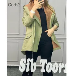 کاپشن کتون داخل خز کد 2590