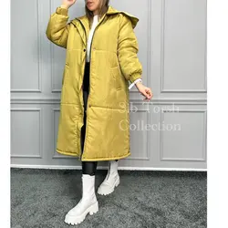 کاپشن بلند پشم شیشه دار کد2584