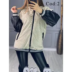 کاپشن ترکیبی خز کد 2519