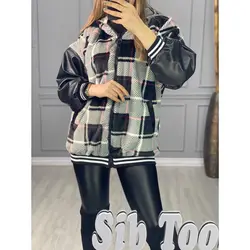 کاپشن ترکیبی خز کد 2519