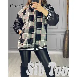 کاپشن ترکیبی خز کد 2519