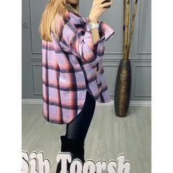 چهارخونه پشمینه کد 2496