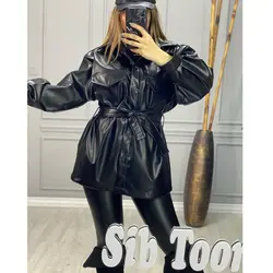 بارونی چرم داخل کرک دو جیب کد 2508