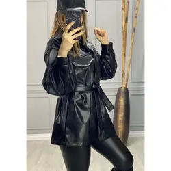 بارونی چرم داخل کرک دو جیب کد 2508