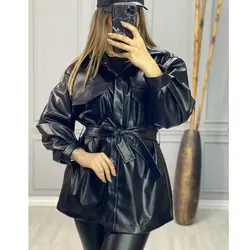 بارونی چرم داخل کرک دو جیب کد 2508
