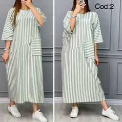 پیراهن تابستونه تک جیب کد 2011