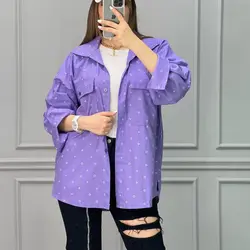 مانتو شومیزی بازی مرکب کد 2018