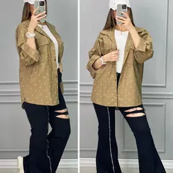 مانتو شومیزی بازی مرکب کد 2018