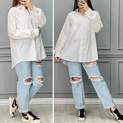 مانتو شومیزی طرح زارا کد 2950