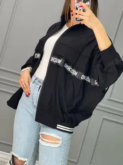 مانتو موسچینو جلو زیپدار کد 2969