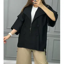 مانتو کتی بغل چاک کد 2979