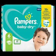 پوشک پمپرز آلمانی مدل Baby Dry سایز 6 بسته 34 عددی pampers - فروشگاه سیسمونی روژان