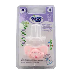 پستانک ارتودنسی درب‌دار سفید وی کر سایز 3 کد P 126 weecare - فروشگاه سیسمونی روژان