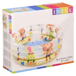 استخر 61 سانت طرح دار اینتکس 57106 intex - فروشگاه سیسمونی روژان