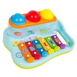 بلز چکشی آموزشی و موزیکال Huile toys هولی تویز 856 - فروشگاه سیسمونی روژان