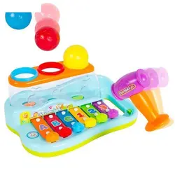 بلز چکشی آموزشی و موزیکال Huile toys هولی تویز 856 - فروشگاه سیسمونی روژان
