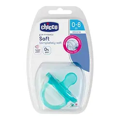 پستانک 0-6 ماه تمام سیلیکون فیزیو سافت سفید وصورتی و آبی چیکو Chicco - فروشگاه سیسمونی روژان