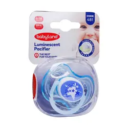 پستانک النا شب تاب فندقی(سرگرد) و ارتودنسی قاب کریستالی babyland بی بی لند 483 - 482 - 481 - 480 - فروشگاه سیسمونی روژان