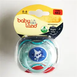 پستانک النا شب تاب فندقی(سرگرد) و ارتودنسی قاب کریستالی babyland بی بی لند 483 - 482 - 481 - 480 - فروشگاه سیسمونی روژان