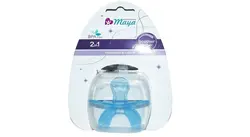 پستانک و دندان گیر ارتودنسی سیلیکونی مایاMaya 1121 silicon soother & teether - فروشگاه سیسمونی روژان