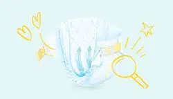 پوشک پریما پمپرز سفید ضد حساسیت سایز ۳ (۵۲ عددی) prima pampers - فروشگاه سیسمونی روژان