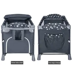 تخت و پارک تاشو کنار مادر 4 کاره - فروشگاه سیسمونی روژان