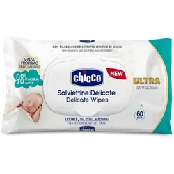 دستمال مرطوب چیکو 60 عددی chicoo - فروشگاه سیسمونی روژان
