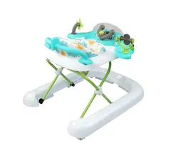 روروئک واکر شو طرح هواپیما سبزآبی اسپادیس Jumbo (2 in 1 Folding Walker) - Blue Spuddies - فروشگاه سیسمونی روژان