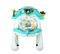 روروئک واکر شو طرح هواپیما سبزآبی اسپادیس Jumbo (2 in 1 Folding Walker) - Blue Spuddies - فروشگاه سیسمونی روژان