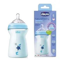 شيشه شيرهای نچرال چیکو 330 میل Natural feeling chicco - فروشگاه سیسمونی روژان