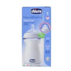 شيشه شيرهای نچرال چیکو 330 میل Natural feeling chicco - فروشگاه سیسمونی روژان