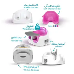 صندلی غذا پرتابل مدل بامبو اسپرینگ Espring BAMUBO ES-921 - فروشگاه سیسمونی روژان