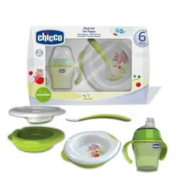 ظرف غذا +6 ماه سبز چيكو chicco - فروشگاه سیسمونی روژان