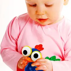 عروسک طاووس چشم گردان تولو TOLO 89674 - فروشگاه سیسمونی روژان