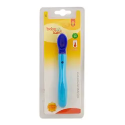 قاشق غذاخوری سیلیکون حرارتی بلیستر کودک بی بی لند کد 428-429-430 - فروشگاه سیسمونی روژان