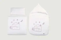 قنداق فرنگی چیکو ۳ تیکه در ۴ رنگ - فروشگاه سیسمونی روژان