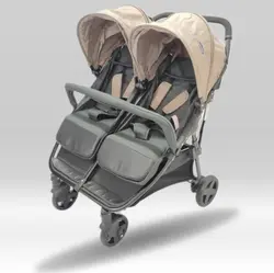 کالسکه دو قلو کنار هم برند SKY BABY مدل P-798 - فروشگاه سیسمونی روژان