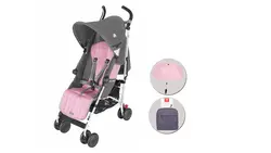 کالسکه مک لارن maclaren کوئیست طوسی صورتی2146 - فروشگاه سیسمونی روژان