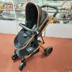 کالسکه هیرو پلاس دلیجان delijan Hero Plus glod -silver - فروشگاه سیسمونی روژان
