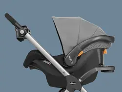 کالسکه و کریر بیس دارچیکو Chicco مدل Bravo بروی - فروشگاه سیسمونی روژان