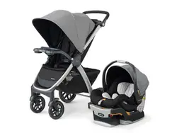 کالسکه و کریر بیس دارچیکو Chicco مدل Bravo بروی - فروشگاه سیسمونی روژان