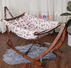 گهواره سنتی چوبی تاشو - فروشگاه سیسمونی روژان