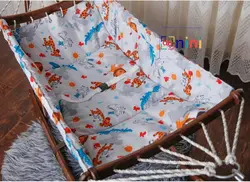 گهواره سنتی چوبی تاشو - فروشگاه سیسمونی روژان