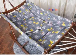 گهواره سنتی چوبی تاشو - فروشگاه سیسمونی روژان